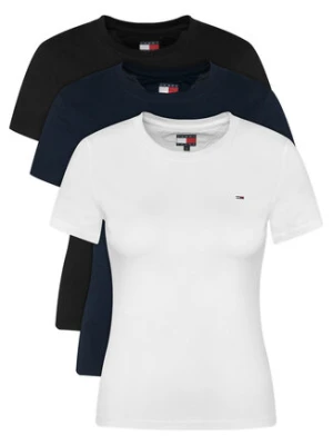 Tommy Jeans Komplet t-shirtów DW0DW22175 Kolorowy Slim Fit