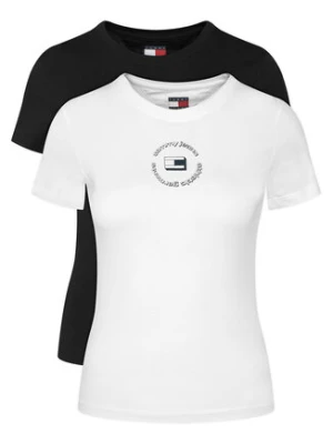 Tommy Jeans Komplet t-shirtów DW0DW23004 Kolorowy Slim Fit
