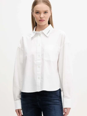 Tommy Jeans koszula bawełniana biały