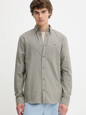 Tommy Jeans koszula bawełniana zielony