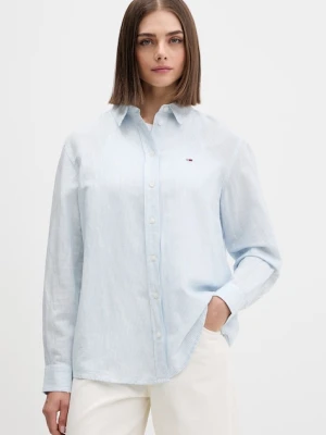 Tommy Jeans koszula damska z lnem