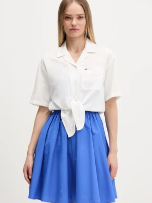 Tommy Jeans koszula damska z lnem