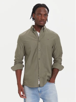 Tommy Jeans Koszula DM0DM21298 Zielony Regular Fit