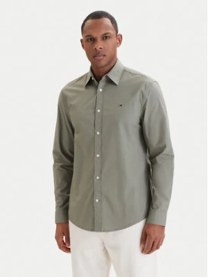 Tommy Jeans Koszula DM0DM22026 Zielony Regular Fit