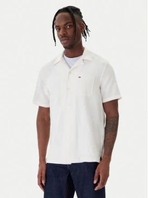 Tommy Jeans Koszula DM0DM23058 Écru Regular Fit
