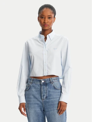 Tommy Jeans Koszula DW0DW21400 Błękitny Relaxed Fit Niebieski jasny