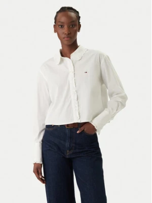 Tommy Jeans Koszula DW0DW22767 Biały Relaxed Fit