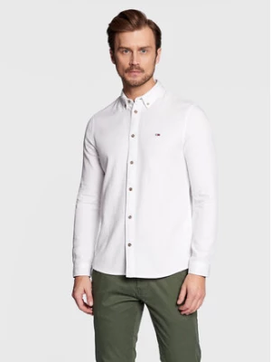 Tommy Jeans Koszula Essential DM0DM15403 Biały Regular Fit