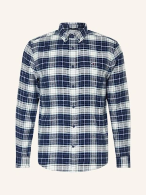 Tommy Jeans Koszula Flanelowa Regular Fit blau