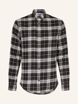 Tommy Jeans Koszula Flanelowa Regular Fit schwarz