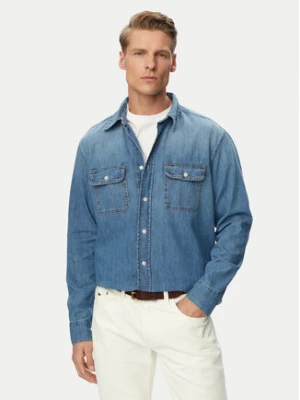 Tommy Jeans Koszula jeansowa DM0DM23028 Niebieski Relaxed Fit