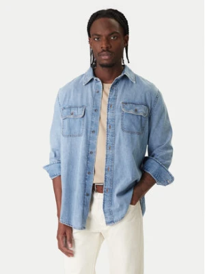 Tommy Jeans Koszula jeansowa Western DM0DM22304 Niebieski Relaxed Fit