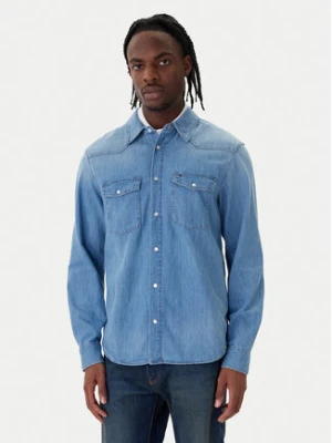 Tommy Jeans Koszula jeansowa Western DM0DM23029 Niebieski Regular Fit