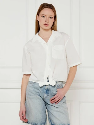 Tommy Jeans Koszula | Loose fit | z dodatkiem lnu
