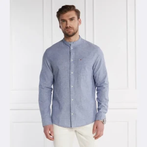 Tommy Jeans Koszula MAO | Regular Fit | z dodatkiem lnu