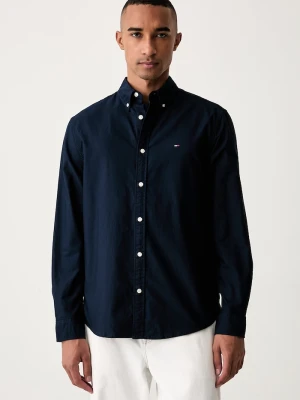 Tommy Jeans koszula męska bawełniana granatowy