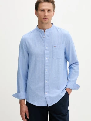 Tommy Jeans koszula męska z lnem