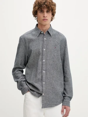 Tommy Jeans koszula męska z lnem