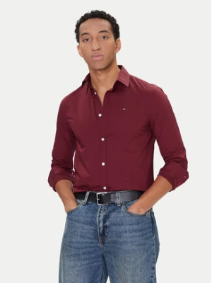 Tommy Jeans Koszula Original DM0DM04405 Czerwony Slim Fit