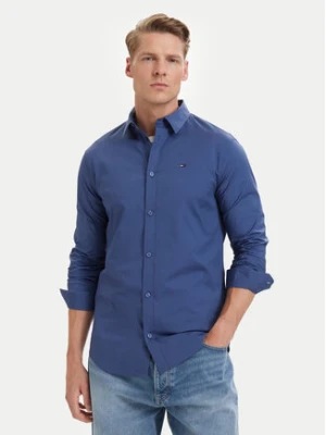 Tommy Jeans Koszula Original DM0DM04405 Niebieski Slim Fit
