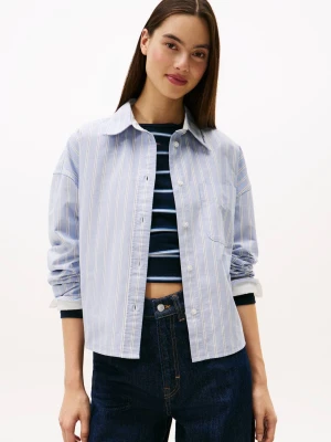 Tommy Jeans Koszula | Oversize fit błękitny