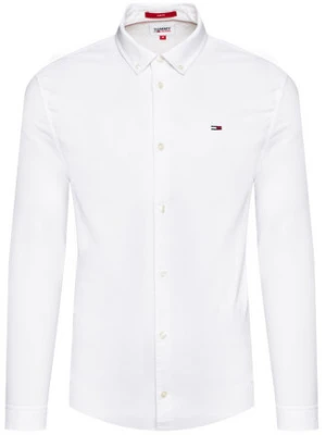Tommy Jeans Koszula Oxford DM0DM09594 Biały Slim Fit
