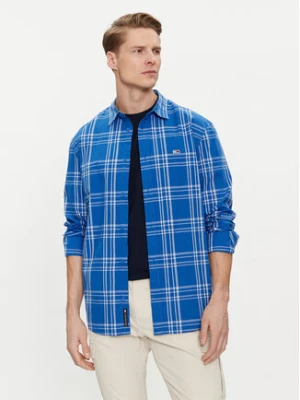Tommy Jeans Koszula Poplin DM0DM18968 Niebieski Regular Fit