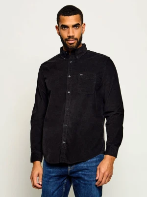 Tommy Jeans Koszula | Regular Fit | sztruks czarny