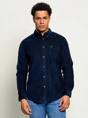 Tommy Jeans Koszula | Regular Fit | sztruks granatowy