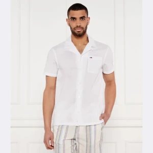 Tommy Jeans Koszula | Regular Fit | z dodatkiem lnu