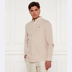 Tommy Jeans Koszula | Regular Fit | z dodatkiem lnu