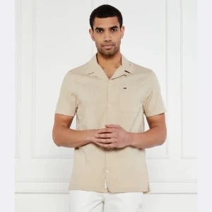 Tommy Jeans Koszula | Regular Fit | z dodatkiem lnu