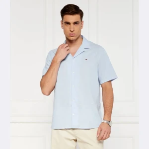Tommy Jeans Koszula | Regular Fit | z dodatkiem lnu