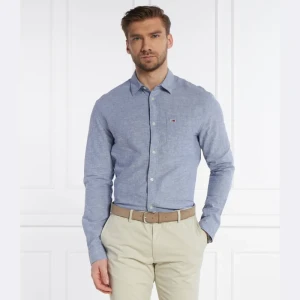 Tommy Jeans Koszula | Regular Fit | z dodatkiem lnu