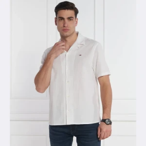 Tommy Jeans Koszula | Regular Fit | z dodatkiem lnu