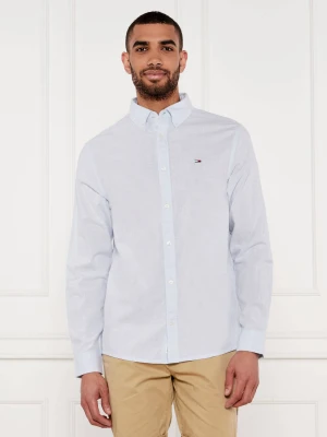 Tommy Jeans Koszula | Regular Fit | z dodatkiem lnu