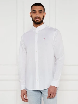 Tommy Jeans Koszula | Regular Fit | z dodatkiem lnu
