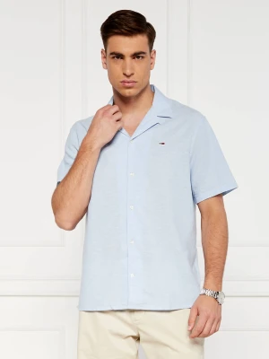 Tommy Jeans Koszula | Regular Fit | z dodatkiem lnu