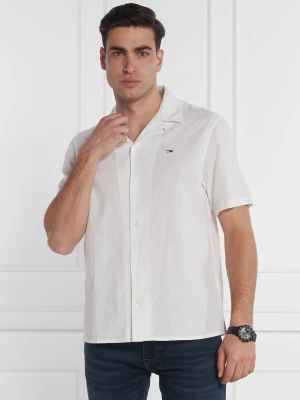 Tommy Jeans Koszula | Regular Fit | z dodatkiem lnu