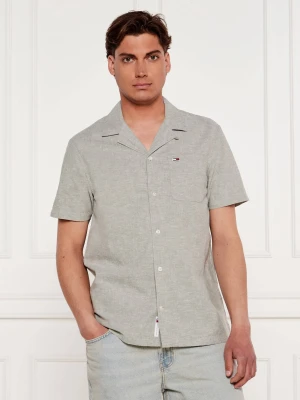 Tommy Jeans Koszula | Regular Fit | z dodatkiem lnu