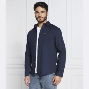Tommy Jeans Koszula SOLID FLANNEL | Classic fit
