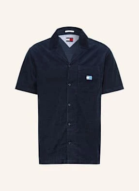 Tommy Jeans Koszula Sztruksowa Comfort Fit blau