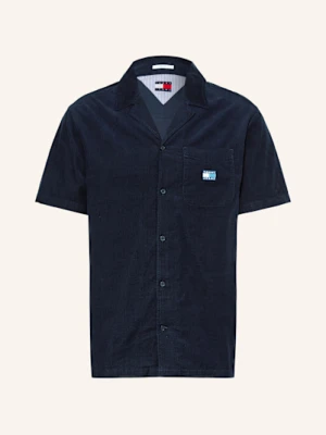 Tommy Jeans Koszula Sztruksowa Comfort Fit blau