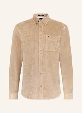 Tommy Jeans Koszula Sztruksowa Regular Fit beige