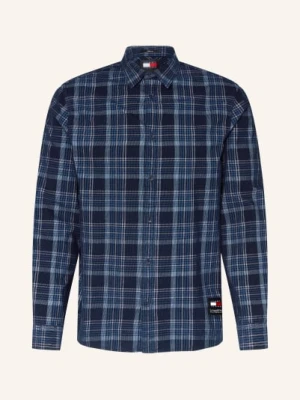 Tommy Jeans Koszula Sztruksowa Regular Fit blau