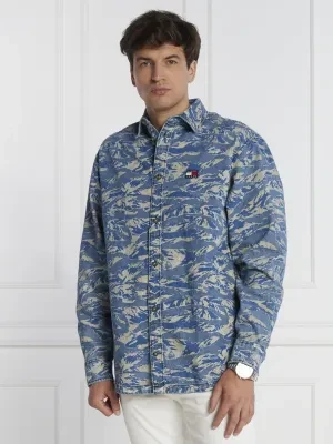 Tommy Jeans Koszula TIGER CAMO | Regular Fit | denim