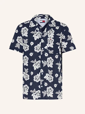 Tommy Jeans Koszula Z Klapami Comfort Fit blau