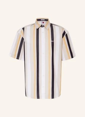 Tommy Jeans Koszula Z Krótkim Rękawem Relaxed Fit orange