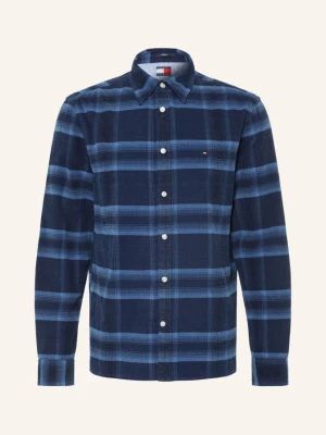Tommy Jeans Koszula Z Sztruksu O Kroju Regular Fit blau niebieski