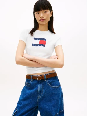 Zdjęcie produktu Tommy Jeans Koszulka Kobiety Bawełna (100%) biały